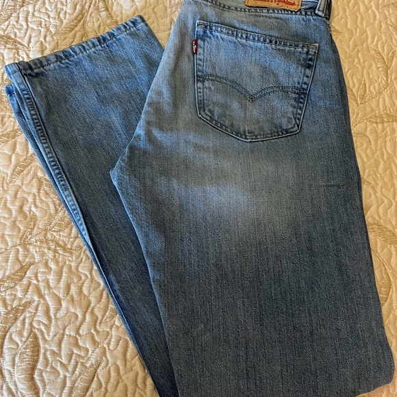Mens Levi’s 505 33Wx34L in good pre-owned condition. - Picture 3 of 5